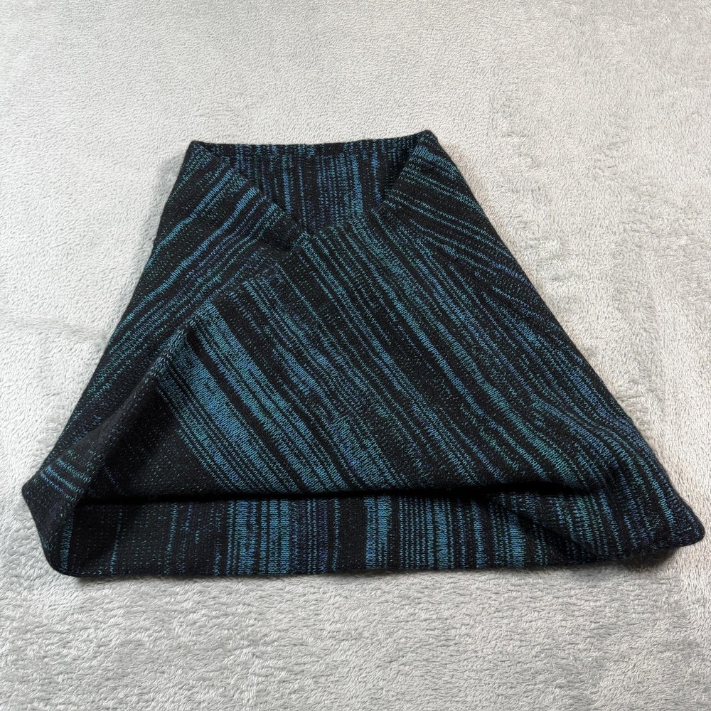 Alexander Wang Endless Infinity Twist Scarf Womens OS Jade Lapis Striped